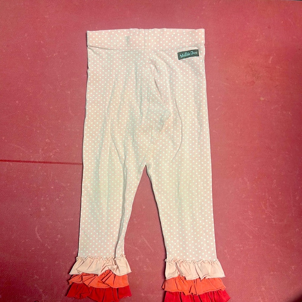 Matilda Jane Size 4, Snowcone leggings. VGUC!